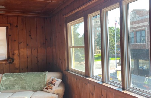 Forest City Apartment | Charming 2-bedroom, 1-bath apartment just blocks from Waldorf University.