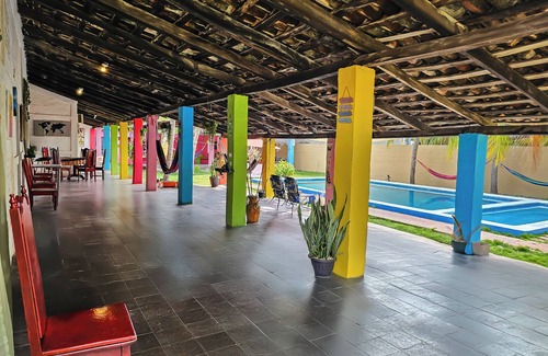 Acajutla Cabin | Charming 3-bedroom cabin with AC, WiFi in the beaches of Sonsonate