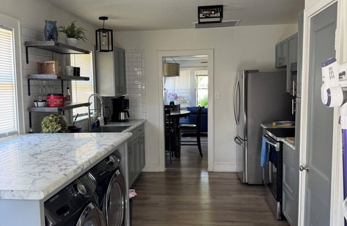 San Angelo House | Charming 3BR Retreat with Cozy Outdoor Living Space