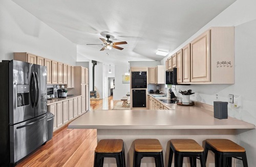 Peyton House | Charming 4-bedroom house with fantastic mountain views in peaceful Peyton, CO.
