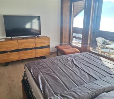 Ovronnaz Apartment | Charming apartment with great view