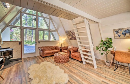 Ashford House | Charming Ashford Cabin with Private Hot Tub!