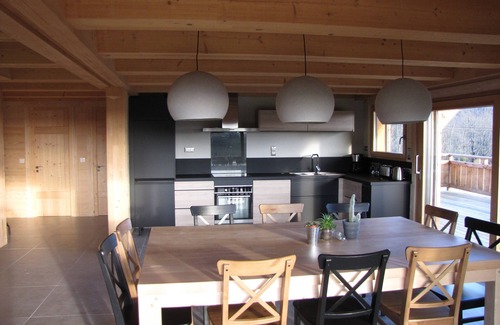 Foncine-le-Haut Ski Chalet | Charming chalet "les Eterles" 4 épis gite de france overlooking the valley