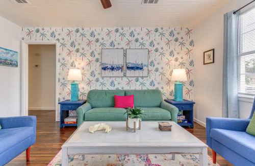 Sanders Beach House | Charming Coastal Pensacola Home 1 Mi to Palafox St