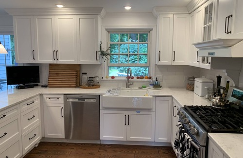 Perinton House | Charming, comfortable and spacious Pittsford home on a pond.