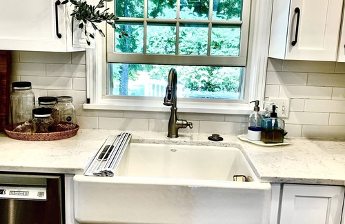 Perinton House | Charming, comfortable and spacious Pittsford home on a pond.