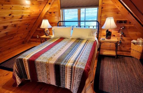 New Bedford House | Charming Creekside Log Cabin with Wood Burning Stove Overlooking the Neshannock Creek, Western PA