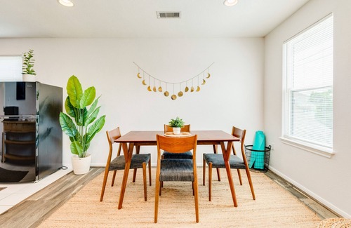 San Jacinto House | Charming dog-friendly rental with peekaboo ocean view & 1 block from beach