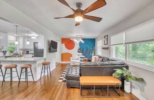 Church Street House | Charming home with game room, private washer/dryer, and WiFi