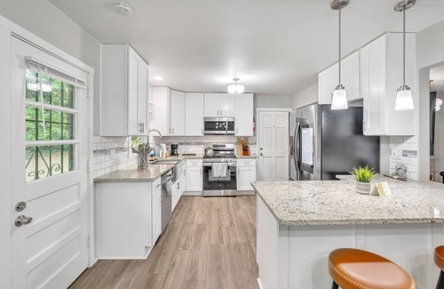 Church Street House | Charming home with game room, private washer/dryer, and WiFi
