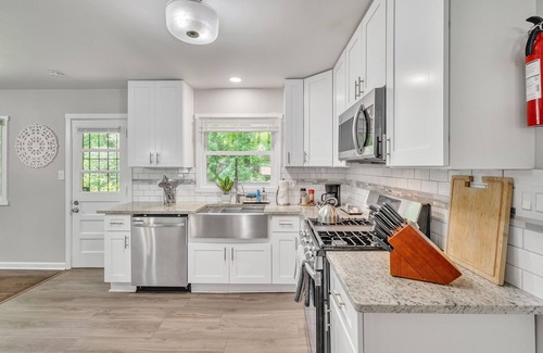 Church Street House | Charming home with game room, private washer/dryer, and WiFi