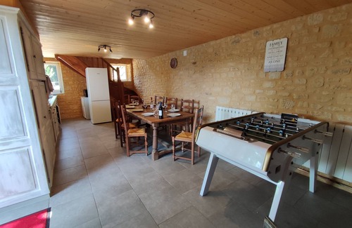 Saint-Cybranet House | Charming house 6/8 persons near Castelnaud, heated above-ground pool