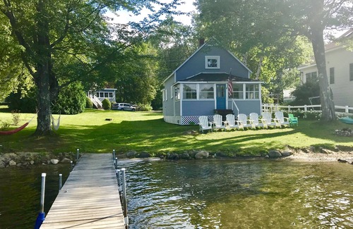 East Andover House | Charming lake front cabin on Highland Lake
