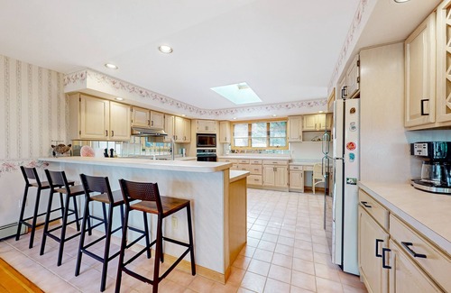 Blakeslee House | Charming lakefront home with fireplace, beach access & pool table - near skiing