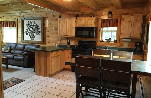 Hayward Cabin | Charming Log Cabin with Wood Burning Fireplace – 1 mile from Downtown Hayward