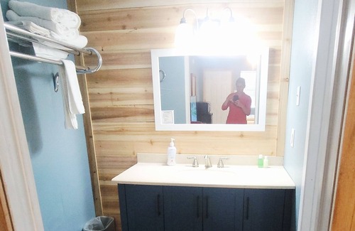Port Mansfield Hotel | Charming motel room in adorable Port Mansfield, TX pet- friendly