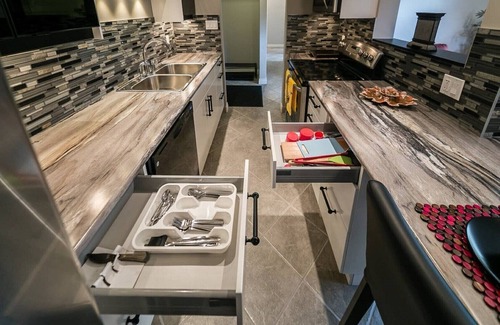 Jasper Place Condo | Charming near downtown crew housing for 3