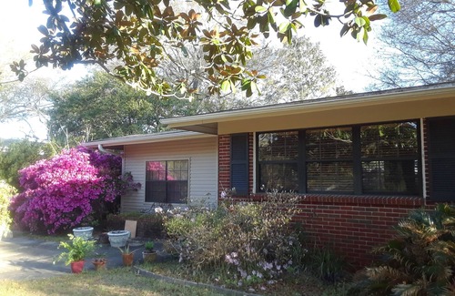 Southeast Pensacola House | Charming ranch style home with a private patio in quiet neighborhood.