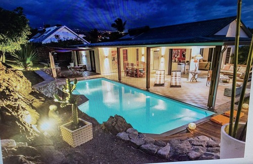 Caphomard Villa | Charming villa GUSTAVIA, St Gilles les Bains, with heated swimming pool