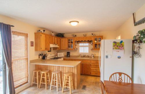 Jefferson House | Charming Riverfront Cabin - Hot Tub Overlooking New River, Gas Fireplace