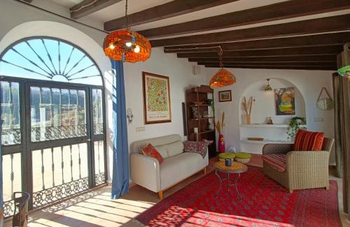 Moclinejo Villa | Charming Spanish Style Cottage with Nature and Sea View, Near Malaga