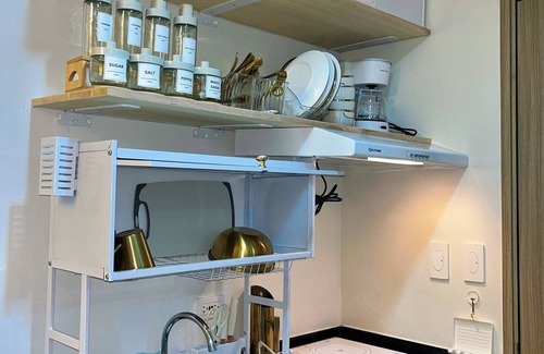 Trece Martires Condo | Charming studio type condo in Terrific Trece Martires City with AC
