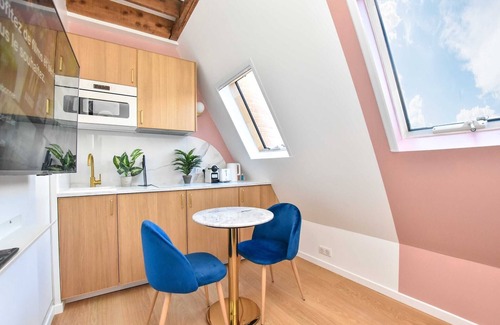 Quartier de la Plaine-de-Monceaux Apartment | Charming studio - 2P - AC - Plaine-de-Monceau