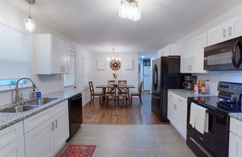 Merriam House | Charming, updated 3 bed, 2 bath, huge yard/patio