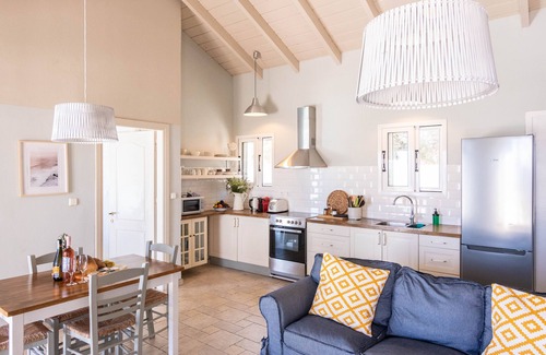 Mpogdanatika House | Charming Villa with Pool, Sea views, BBQ, Verandah amongst the Olive Groves