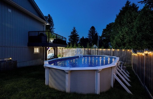 Port Hope House | Charming walk out basement fitness room, hot tub in enchanting Port Hope
