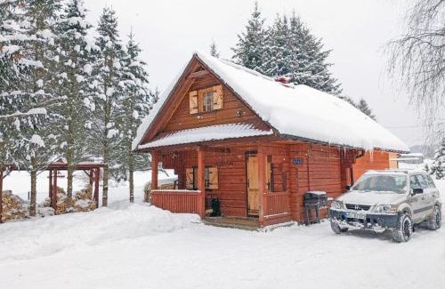 Ustrzyki Dolne Cabin | Chata Wilka - całoroczny dom z bali na wyłączność z 3 sypialniami