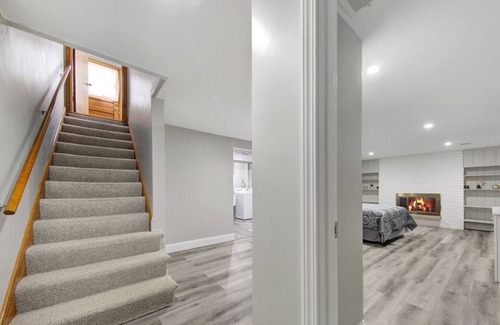 Minnetonka House | Cheerful, Cozy, 4 bedroom home with fireplaces