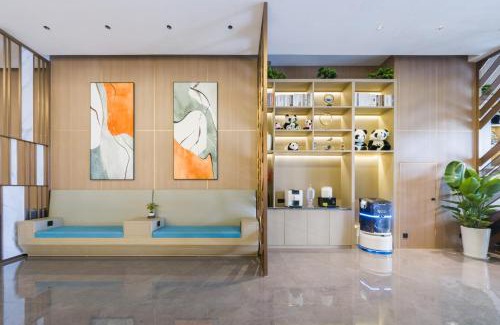 Jinniu Hotel | Chengdu Happy Valley Jinfu Subway Station Wanxin Zhige Hotel
