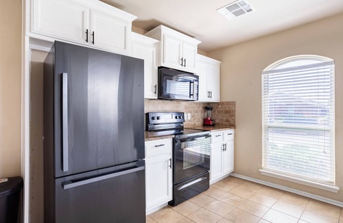 Oklahoma City House | Chic and Cozy: Your Ideal 3BR, 2BA Escape !