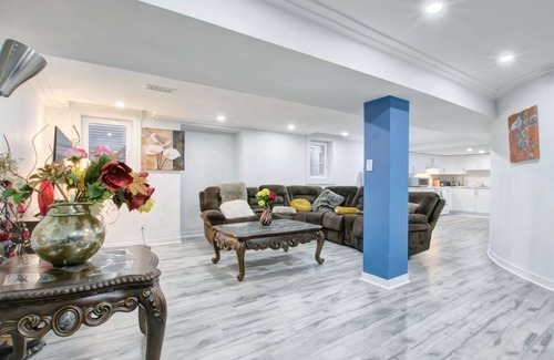 Durham Region House | Chic and modern basement with 2nLuxury Modern bedrooms with Separate Entrance