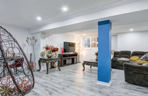 Durham Region House | Chic and modern basement with 2nLuxury Modern bedrooms with Separate Entrance