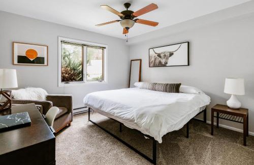 Steamboat Springs House | Chic Condo - King Bed - Patio, Hot Tub, Free Bus