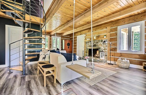 Sainte-Ann-des-Lacs Ski Chalet | Chic Cosy & Spa