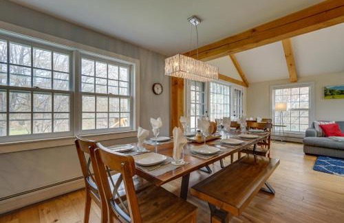 West Dover House | Chic Dover Home with Hot Tub 1 Mi to Golf!