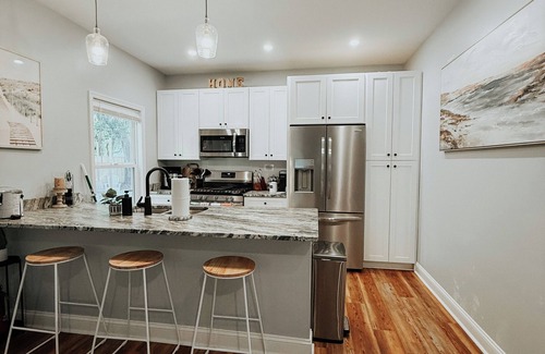 Port Royal House | Chic Family - Friendly 3BR Home w/ Pool, Hot Tub & Fire pit near Parris Island