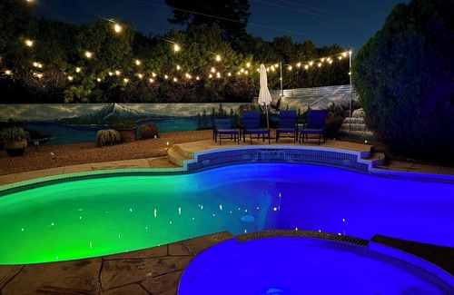 Phoenix House | Chic Getaway: Sparkling Pool, Outdoor Oasis, Game Room Fun, & Abundant Amenities