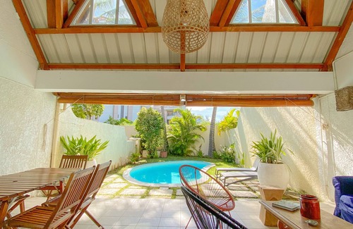 Bouvet Island Villa | Chic Home with Private Pool, 1 min to Beach