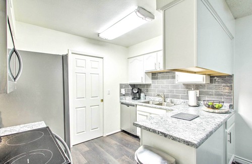 Mesa Condo | Chic Mesa Home - Furnished Patio + Gas Grill!