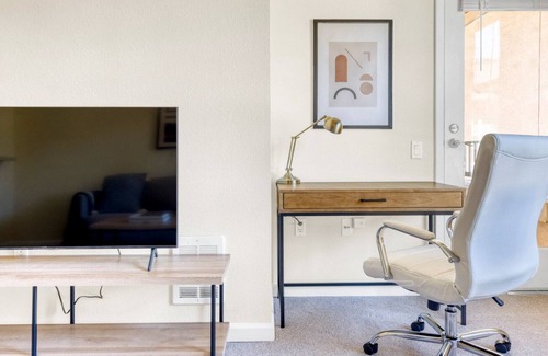 San Bruno Apartment | Chic San Bruno 1BR w/ Pool, W/D & Gym, easy highway access, by Blueground
