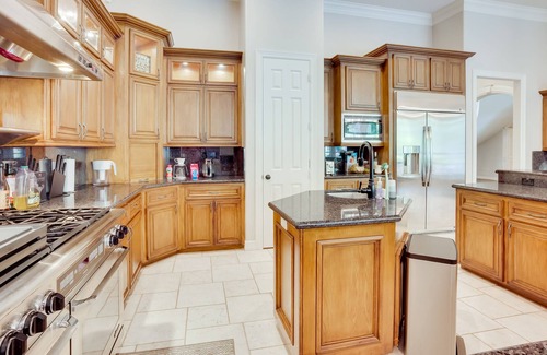 Tomball Villa | Chic Texas Escape w/ Pool, Grill & Home Theater!