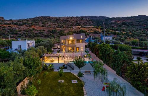 Mourniai Villa | Chris and Stratos villa with private ecologic pool and kid's playground!