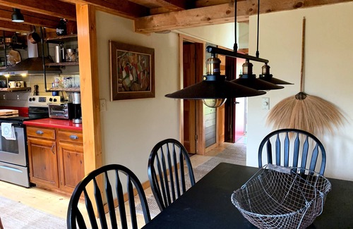 Stannard House | Circe & Hare Lodge, a magical 3 BR Romantic Log Cabin Getaway with Hot Tub