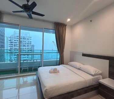 Downtown George Town Apartment | City View & Sea View Mansion One Gleneagles Gurney Komtar George Town by Cozy Cottage Haven