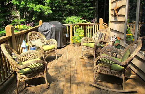 Old Forge Ski Chalet | Classic Adirondack Chalet on Moose River -Summer weekly rentals only Sat. to Sat