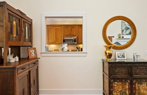 Wainscott Woods House | Classic Summer home with heated pool, hot tub, deck, outdoor seating,...